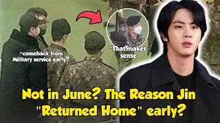 Breaking News! Not in June, Jin "Returns Home" Early from Military Service? Why?