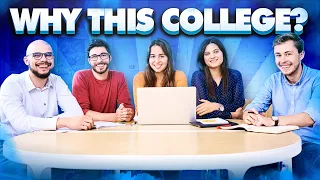 WHY THIS COLLEGE? Interview Question & TOP SCORING ANSWERS! (College Interview Tips!)