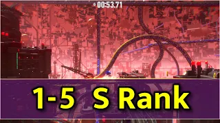 Sonic Frontiers - Cyberspace 1-5 (4K 60FPS) S Rank