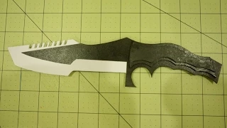 How to make Paper CS:GO Huntsman Knife