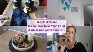 XXL Vlog /Herbstdeko / Neue Sachen für Phil / Ankleide aufräumen / All about Chrissy