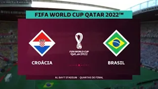 Croácia x Brasil - Copa do Mundo 2022 | Cobranças de Pênaltis