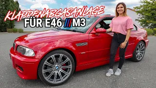 Es wird laut 💥 | Klappenabgasanlage für den BMW E46 M3 | Lisa Yasmin