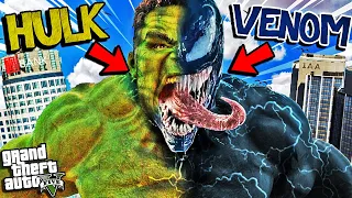 HULK And VENOM Become ONE In GTA 5 (Extreme Powers)