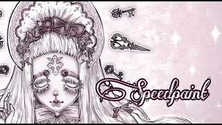 【SPEEDPAINT】Cordeline - the Sacred Ball Jointed Doll  ૮꒰◌ฅ́˘ฅ̀◌꒱ა