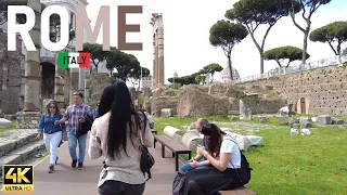 Roman Forum ( Foro Romano) Complete walking tour 2022 ROME , ITALY - 4K/60 FPS Ultra Hd