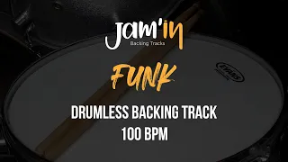 Funk Drumless Backing Track 100BPM