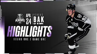 April 24th Round 1, Game 1 Highlights: ONT 5, BAK 1