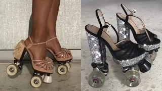 Roller Skating Queen Skates In High Heels