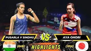 Badminton Pusarla V Sindhu vs Aya Ohori Women's Singles Japan