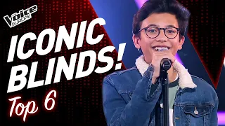 Most ICONIC and UNFORGETTABLE Blind Auditions on The Voice Kids ever! | TOP 6