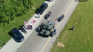 Thousands take part in procession for fallen Marine Lance Cpl. Jared Schmitz