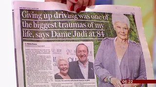 Dame Judi Dench speaks about going blind (UK) - BBC News - 25th June 2019