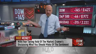 Jim Cramer explains why investors shouldn't sell all their holdings even in a tumultuous market