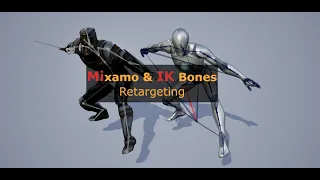 Retarget Mixamo animation in UE5 | IK Bones retargeting | Free Bone Snapper