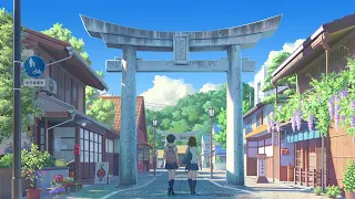 shinto shrine ⛩ anime lofi vibes