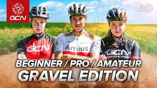 How Much Faster Is A Pro Gravel Cyclist? | Beginner Vs Amateur Vs Pro