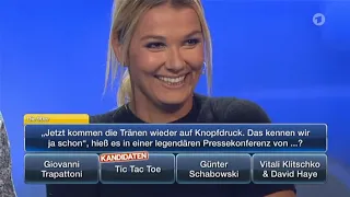 Quizduell Olymp  Franziska van Almsick und Michael Groß 27 10 2015