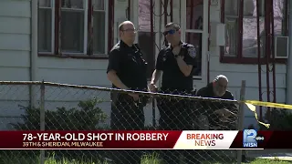 78-year-old shot during apparent armed robbery