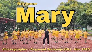 MTDANCE | Mary | LINE DANCE | Beginner | Raymond Sarlemijn