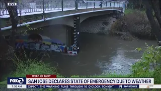 San Jose declares state of emergency due to weather