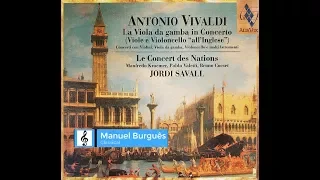 Antonio Vivaldi | La Viola da gamba in Concerto |  Study Music