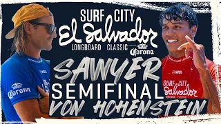 Steven Sawyer vs John Michael Van Hohenstein | Surf City El Salvador Longboard Classic Heat Replay