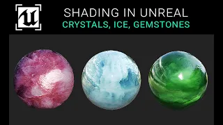 Unreal Engine 5.2 - Crystal, Ice, Gemstone Materials Tutorial