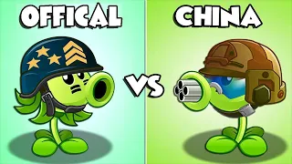 PvZ 2 Discovery - Difference Every Plants POWER-UP (China vs Official)