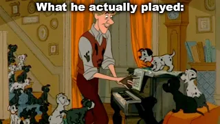 Pianos are Never Animated Correctly... (101 Dalmations)