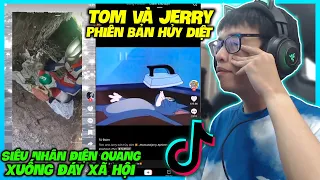 TOM JERRY PHIÊN BẢN ALIME HỦY DIỆT VÀ SIÊU NHÂN ĐIỆN QUANG ĐÁY XÃ HỘI | HÙNG AKIRA XEM TIK TOK VN