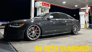 Audi S6 Lowering Module Install