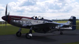 P-51D Mustang "Jersey Jerk" at Duxford 5th May 2024