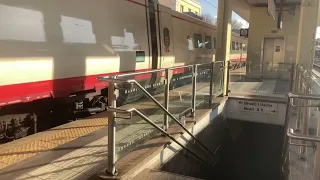 Partenza Frecciabianca 8801 Venezia S.L. - Lecce ETR 460/463 dalla Stazione di Pesaro