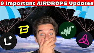 9 Important AIRDROPS Update - 1 Day Left