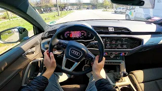 2022 Audi Q3 35 TDI S line - pov test drive