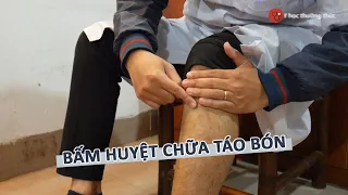 Hướng dẫn bấm huyệt trị chứng táo bón