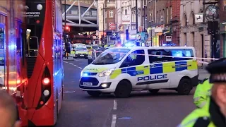 London Bridge attack - Emergency services responding + on scene