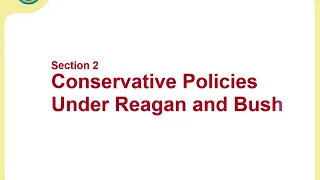 U.S.  2 Chapter 33 Lesson The Conservative Tide