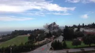 Cal State East Bay Warren Hall Building Implosion