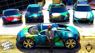 GTA 5 - Stealing Luxury Modified Cars with Franklin! | (GTA V Real Life Cars #61)