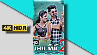 New Santali status video/JHILMIL JHILMIL 2 //Santali Lofi song HDR video status/chandrai,sanchita..💙