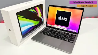 Macbook Pro M2 2023 Unboxing - 13 inch Macbook Pro with Touch Bar | Flipkart Big billion Day Offers