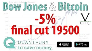 Dow Jones vs Bitcoin. Анализ индекса Доу Джонс и как он повлияет на биткоин. Глобально и в моменте.