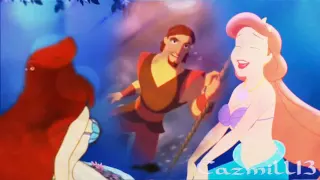 Non-/Disney Crossover - Ariel, Sinbad & Athena - Daughter to Father