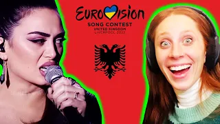 LET'S REACT TO ALBANIA'S SONG FOR ESC 2023 - ALBINA KELMENDI "DUJE" (FULL REACTION)