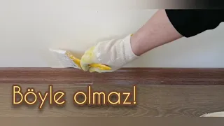 Kartonpiyer ve süpürgelik nasıl boyanır ince detaylar