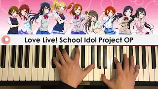 Love Live! School Idol Project - OPENING (Piano Cover) | Patreon Dedication #384