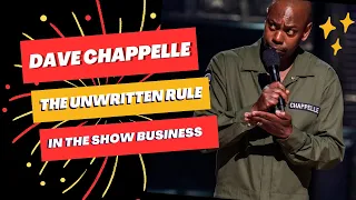 Dave Chappelle on the unwritten rule in the show business || Comedy Cellar