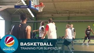 Basketball-Supercup: Training der deutschen Nationalmannschaft